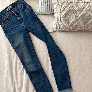 Madewell high waisted skinny jeans